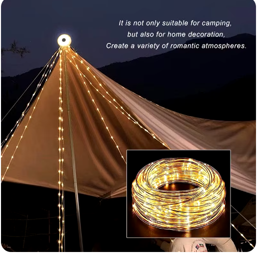 Miniatura 3 de LAMPARA CAMPING DESENROLLABLE MULTIFUNCI